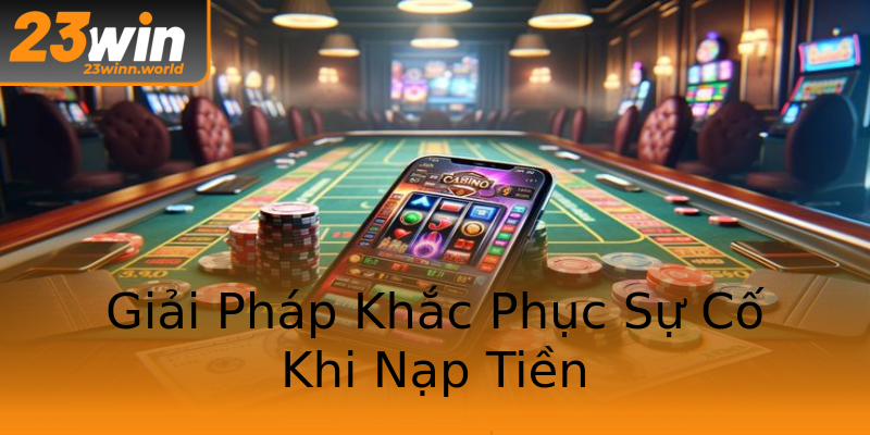 Giải Pháp Khắc Phục Sự Cố Khi Nạp Tiền Giải Pháp Khắc Phục Sự Cố Khi Nạp Tiền