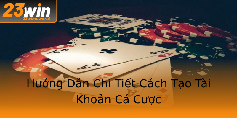 Hướng Dẫn Chi Tiết Cách Tạo Tài Khoản Cá Cược Hướng Dẫn Chi Tiết Cách Tạo Tài Khoản Cá Cược